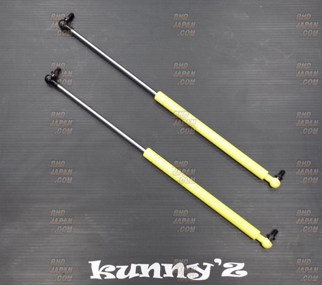 Kunny's Bonnet Damper Set For OEM Bonnet Yellow - JZX90 JZX100